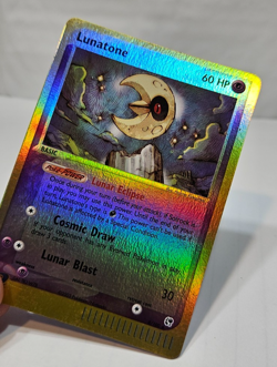 Lunatone 8/100 Reverse Holo Rare Ex Sandstorm Pokemon 7472 - Image 4