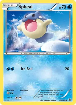 Spheal (46) Common XY - Primal Clash 46/160 NM Normal - Image 1