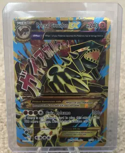 Pokemon Primal Groudon EX Full Art 97/98 XY - Ancient Origins Holo - Image 1