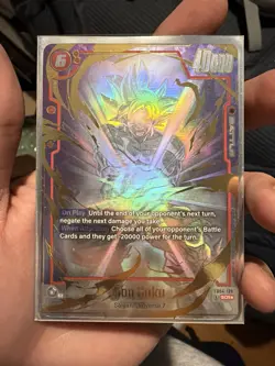 Dragon Ball Super Card Game Son Goku Secret Rare Foil Battle Card FB04-129 - Image 1