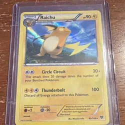 Raichu 43/146 XY Holo Rare Stage 1 English Pokemon TCG Card - Image 1