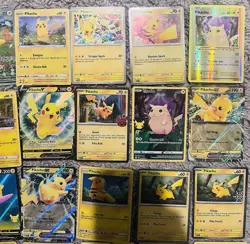 Pokemon Tcg Pikachu Card Lot x35 - No Duplicates - All NM - Image 2