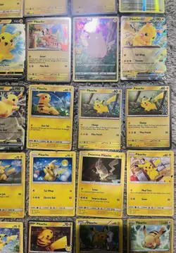 Pokemon Tcg Pikachu Card Lot x35 - No Duplicates - All NM - Image 3