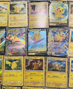 Pokemon Tcg Pikachu Card Lot x35 - No Duplicates - All NM - Image 4