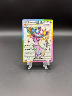 Pokemon Espeon EX prismatic figure collection promo Card 175 SVP (NM/M) - Image 1