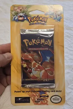 WOTC Pokemon Base Set Booster Blister Pack 11 Cards 1999 Vintage - Charizard - Image 2