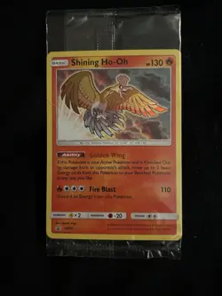 Pokemon TCG Shining Ho-Oh SM70 Holo Card Factory Sealed - Image 1