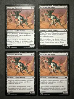 Accursed Marauder - Modern Horizons 3 (MH3) x4 (Playset) MINT MTG Magic - Image 1
