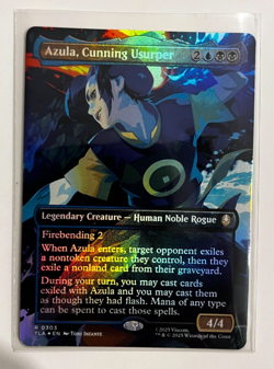 MTG – Avatar – Azula, Cunning Usurper Borderless Foil – Rare 0303 - Image 1