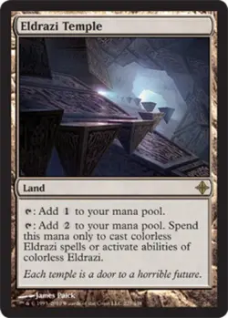 MTG Eldrazi Temple, Light Play, English Rise of the Eldrazi - Image 1