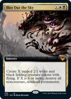 Blot Out the Sky - Extended Art NM, English MTG Strixhaven School Of Mages - Image 1