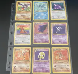 🔥Complete Common Uncommon Jungle, Rocket +non holo Fossil Cards 1999 WOTC 🔥 - Image 1