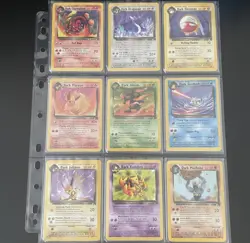 🔥Complete Common Uncommon Jungle, Rocket +non holo Fossil Cards 1999 WOTC 🔥 - Image 2
