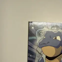 Blastoise #9 1999 Topps Pokemon TV Animation - Blue Logo, LP - Image 3