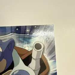 Blastoise #9 1999 Topps Pokemon TV Animation - Blue Logo, LP - Image 4
