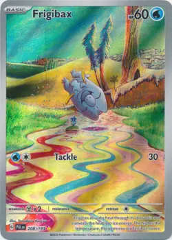 NM-Mint Frigibax - 208/193 - Illustration Rare Pokemon Paldea Evolved - Image 1