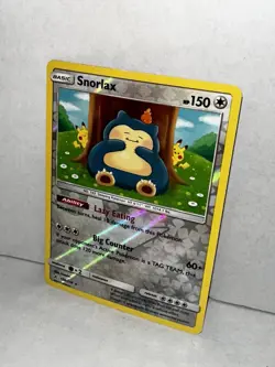 Pokemon Snorlax 158/214 Sm-Unbroken Bonds Reverse Holo Rare 2019 HP 150 Ability - Image 1