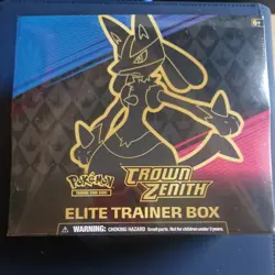 Pokemon TCG Crown Zenith Elite Trainer Box ETB New and Sealed - Image 1
