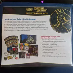 Pokemon TCG Crown Zenith Elite Trainer Box ETB New and Sealed - Image 2