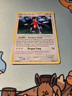 [HP] Garchomp 9/123 Holo Rare Mysterious Treasures Pokemon TCG DP 2007 - Image 4