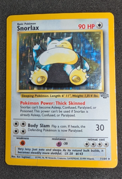Snorlax 11/64 - Pokemon TCG Jungle Set - Holo - MP/HP - Image 2