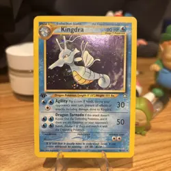 Kingdra Holo Rare 1st Edition Neo Genesis 8/111 WOTC Vintage Pokemon MINT - Image 1