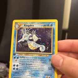 Kingdra Holo Rare 1st Edition Neo Genesis 8/111 WOTC Vintage Pokemon MINT - Image 5