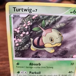 Turtwig 17/17 POP Series 9 2009 Vintage Pokemon TCG LP - Image 2