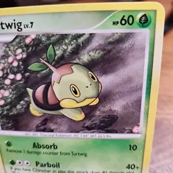 Turtwig 17/17 POP Series 9 2009 Vintage Pokemon TCG LP - Image 3