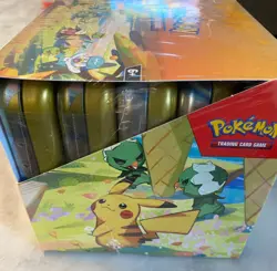 Pokemon Paldea Friends Mini Tins Display Box Brand New and SEALED - Image 2