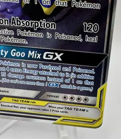 Pokemon Muk & Alolan Muk GX TAG TEAM Full Art Ultra Rare Holo 197/214 - Image 4