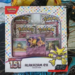 Pokemon TCG: Scarlet & Violet-151 Alakazam EX Collection Box New Sealed EN 820650855269 - Image 1
