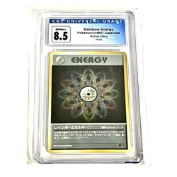1997 Pokemon Japanese Rocket Rainbow Energy Holo CGC Grade 8.5 NM/MINT+ - Image 1