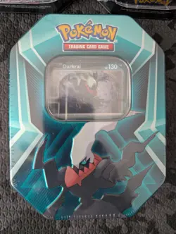 Pokemon TCG Triple Whammy Tin Lot of 4 Sealed Darkrai 3 Booster Packs Each NEW - Image 2