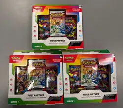 Pokemon First Partner Illustration Collection Series 1 - Lot of 3 - Image 1