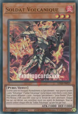 Yu-Gi-Oh! Soldat Volcanique : UR LD10-FR019 - Image 1