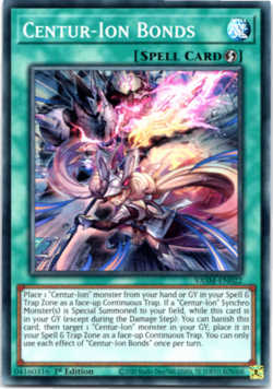 Centur-Ion Bonds - VASM-EN022 - Super Rare - 1st Edition Yugioh - Image 1