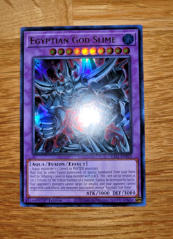 Yugioh Egyptian God Slime RA01-EN029 Ultra Rare English 1st Edition - Image 1