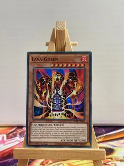 Lava-Golem RA01-DE001 Super Rare Deutsch NM YUGIOH - Image 1