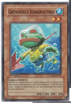 Grenouille Subaquatique 1ere Edition - CRMS-FR087 - Carte Yu-Gi-Oh Francaise - Image 1