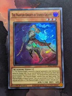 The Phantom Knights of Stained Greaves MP21-EN167 Super Rare 1st Ed YuGiOh - Image 1