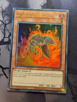 Volcanic Shell BLMR-EN053 Ultra Rare 1st Edition NM Yugioh - Image 1
