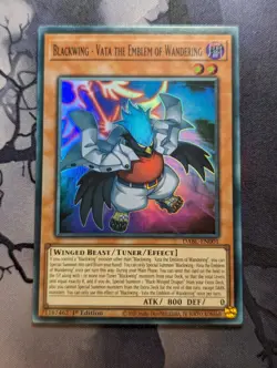 Yu-Gi-Oh! - Blackwing - Vata the Emblem of Wandering - DABL-EN001 - Super Rare - Image 1
