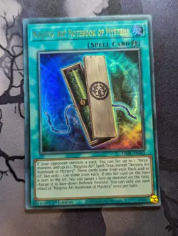 Ninjitsu Art Notebook of Mystery - DABL-EN061 - Ultra Rare - 1st Edition Yugioh - Image 1