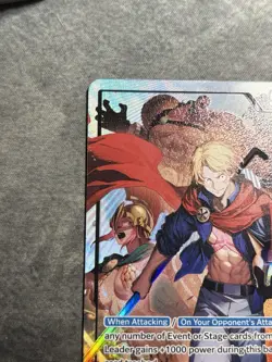 One Piece OP15-002 Lucy Alt Art Leader Adventure on KAMI's Island NM - Image 2