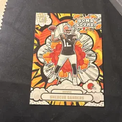 2025 Panini Donruss - Bomb Squad Shedeur Sanders #BS-SSS (RC) Browns - Image 1