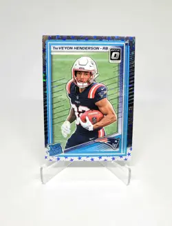 Treveyon Henderson 2025 Donruss Optic Rated Rookie Stars Parallel #248 Patriots - Image 1