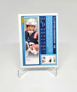 Treveyon Henderson 2025 Donruss Optic Rated Rookie Stars Parallel #248 Patriots - Image 2