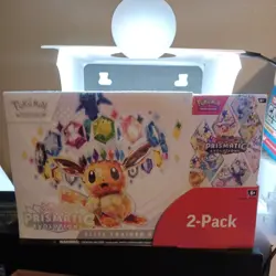 Pokemon Prismatic Evolutions Elite Trainer Box 2 Pack, Costco Bundle - Image 1