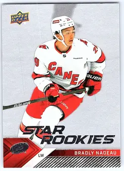 2025-26 Upper Deck Star Rookies Bradley Nadeau Rookie Carolina Hurricanes #4 - Image 1